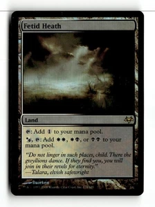 MTG Foil Fetid Heath - Eventide Moderately Played English - Picture 1 of 3