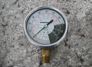 Nuevo Enerpac GF-10P / GF10P 4" / 10.000PSI Fuerza Hidráulica / Manómetro - Imagen 1 de 3