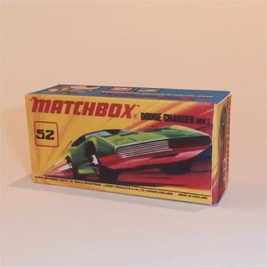 Matchbox Lesney Superfast 52c Dodge Charger MK3 I Style Repro Box - Picture 1 of 4