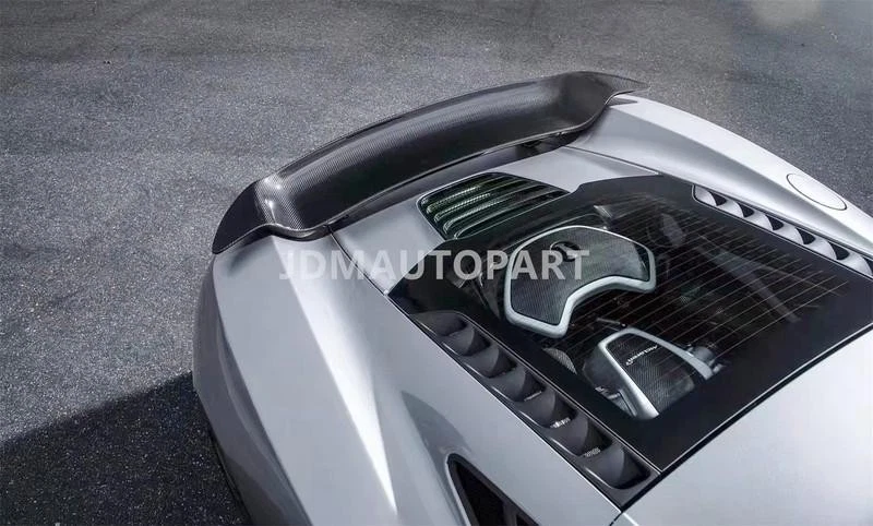 Rear Wing Rear Spoiler Fit For Mclaren 650s 2014-2017 Carbon Fiber V Style Foto 1 de 1