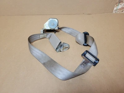 2000-2005 Ford Excursion Passenger RH Second 2nd Row Seat Belt Retractor Tan - Image 1 of 4