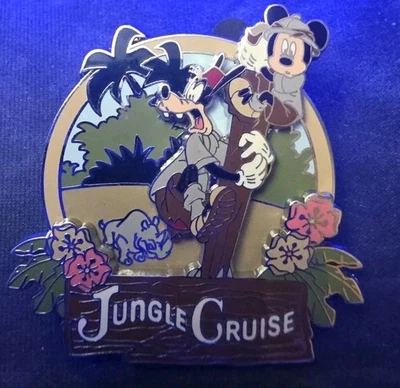 DISNEY 2010 ДЖУНГЛИ КРУИЗ АТТРАКЦИОН МИККИ МЫШИ GOOFY И ДРУЗЬЯ 3D PIN #78068 - Изображение 1 из 4