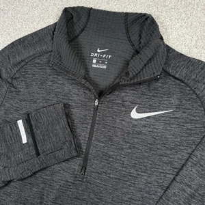 Chaqueta de Correr Nike Active Para Hombres XL Esfera Waffle Dri Fit Cuarto Cremallera 683906-011 - Imagen 1 de 7