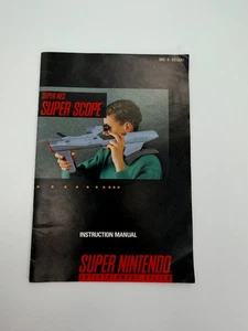 Super NES Super Scope Nintendo Manual Only Replacement - Picture 1 of 2