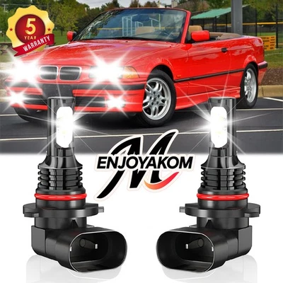 Kit de 2x luces antiniebla LED blancas 6000K para BMW 328i 1999-2000 8000lm Foto 1 de 4