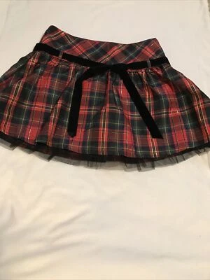 NWT Girls Skirt Size 14 Regular Christmas Colors - Image 1 of 4
