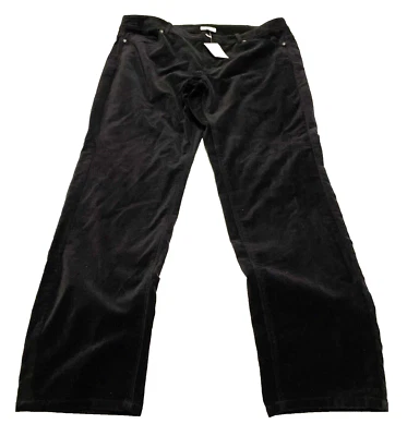 Pantalones de terciopelo negro para mujer Jill talla 14  Foto 1 de 4