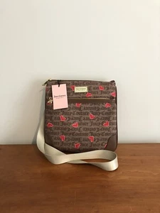 Neu mit Etikett Juicy Couture Gothic Status Herzen kastanienbraun Umhängetasche Valentinstag - Bild 1 von 4