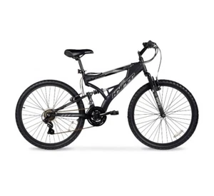 Hyper Bicycle 26" Men’s Havoc Mountain Bike, Black - Picture 1 of 8