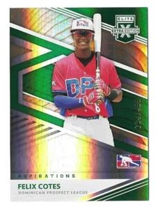 Felix Cotes 2020 Elite Extra Edition Aspirations Green #172 /499 Rookie Panini - Picture 1 of 2