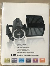 VIDEOCAMERA TELECAMERA FOTOCAMERA SOLARE FULL HD 13 MP ZOOM DIGITALE HDMI