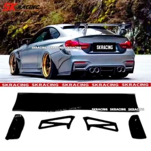 For BMW F87 M2 F80 M3 F82 M4 Glossy Black GT Style Rear Trunk Spoiler Tail Wing - Picture 1 of 11