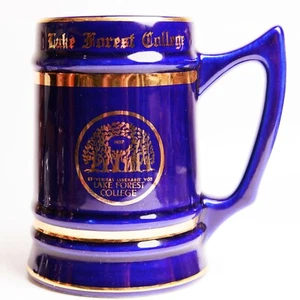 Tazza Tankard Vintage Lake Forest College Illinois Stein Alumni - Foto 1 di 5