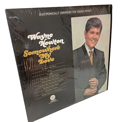 Wayne Newton Somewhere My Love Vinyl LP Record SPC-3455 Vintage 1968 Nice - Image 1 of 4