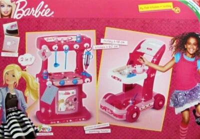 Cucina Giocattolo Barbie con Carrello per il Tè 3 Anni+ Faro - Immagine 1 di 3