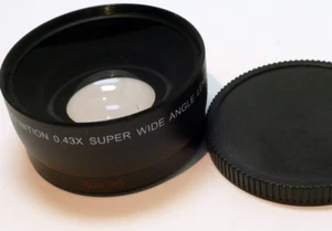 Digital  HD 58mm  Lens Super Wide Angle 0.43X  AUX  HD AF - Picture 1 of 12