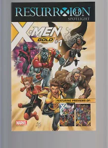 RESURRXION FREE PREVIEWS SPOTLIGHT (X-Men Gold #1, Blue #1, Royals #1) NM 2017 - Picture 1 of 2