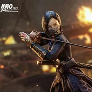 Modellino action figure BROTOYS LR005 1/12 femmina ragazza ninja samurai guerriero 6 pollici - Foto 1 di 12
