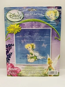2008 JANLYNN DISNEY FAIRIES COUNTED CROSS STITCH TINKERBELL SMALL WONDER NOS - Picture 1 of 9