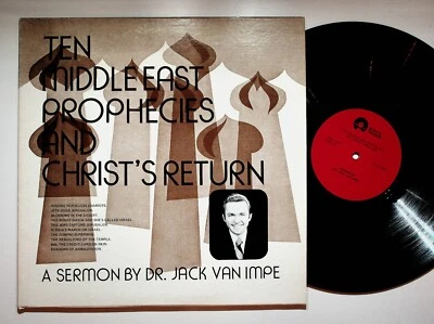 Jack Van Impe Ten Middle East Prophecies And Christ's Return Vinyl LP Record VG+ - Image 1 of 4