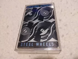 ROLLING STONES ~ STEEL WHEELS ~ CASSETTE 1988 ~ VG+/EX - Picture 1 of 4