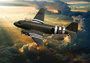 BBMF Dakota ''Kwicherbichen'' canvas prints various sizes free delivery  - Picture 1 of 2