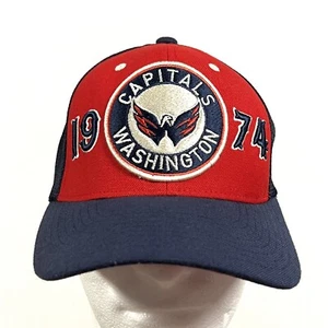 Washington Capitals Flexfit Hat Old Time Hockey NHL Licensed Sz L/XL Mesh Back - Picture 1 of 11