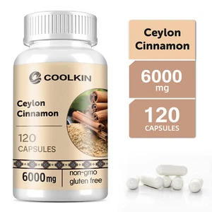 Organic Ceylon Cinnamon 6000mg-Highest Potency Blood Sugar Support Immune Health - Bild 1 von 10