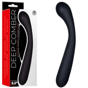 Deep Comber 9.5" Double Ended Anal Plug Silicone Butt Dildo Adult Sex Toy - Picture 1 of 1