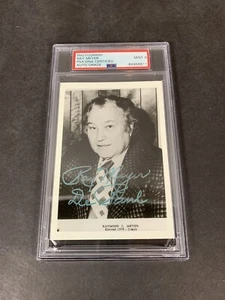 Ray Meyer DePaul HOF Basketball Coach Autograph 3 1/2 X 5 Photo PSA Grade 9 MINT - Picture 1 of 3