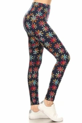 Leggings NAVIDAD Buttery Soft-Cintura Alta Niños, Regular y+ Tallas disponibles!! Foto 1 de 4