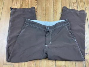 Prana Small Womens Capris Pants Brown Polyester - Picture 1 of 4