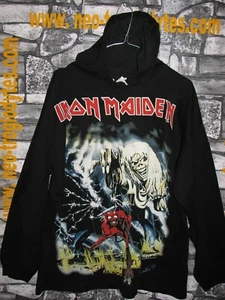 Vintage Iron Maiden sweater rock cotton jersey shirt trikot maillot 1982 - Picture 1 of 1