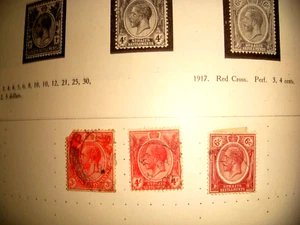 3 x Straits Settlements Early 20th Century KGV 3c , 4c & 6 cents postage stamps - Picture 1 of 6