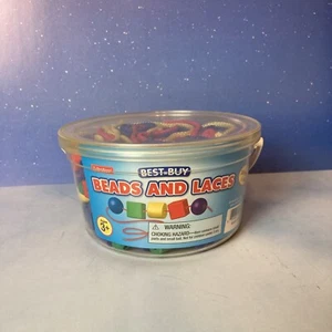 Lakeshore Learning Best-Buy Beads and Laces-Open Box/Complete-360 Beads/6 Laces - Picture 1 of 7