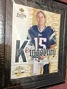 Kliff Kingsbury 2003 Sweet Spot Rookie By the Letters Gold Auto Patch #5/5 1/1 - Picture 1 of 6