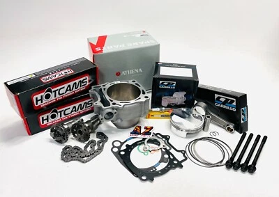 18 19 Yamaha YZ450F YZ 450F 500cc Big Bore Kit 14:1 CP Piston Rod Studs 2 Cams - Image 1 of 4