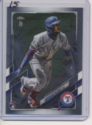 2021 Topps Chrome Ben Baller RC Rookie  Anderson Tejeda #184 - Image 1 of 2