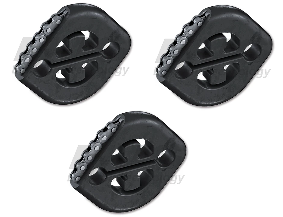 3x Schalldämpfer Halter Auspuff Gummi HJS 83 13 2496 für MERCEDES verstärkt - Bild 1 von 3