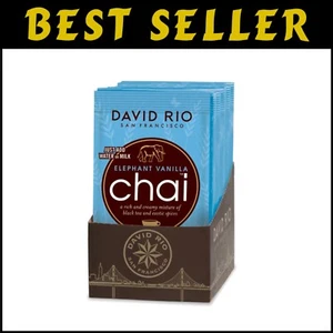 Elephant Vanilla Chai Tea Packets - 48 Single Serve 1.23 oz for Easy Enjoyment - Picture 1 of 7