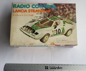 🔵 LANCIA STRATOS HF ALITALIA RALLY BATTERY OPERATED VINTAGE '70 - Foto 1 di 14