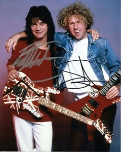 Eddie Van Halen & Sammy Hagar Autographed 8 x 10 Photo reprint ! - Picture 1 of 1
