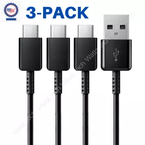 3 PACK 4ft Fast Charge Type C Charger USB C Cable for Samsung Galaxy S21/S22 LG - Picture 1 of 11