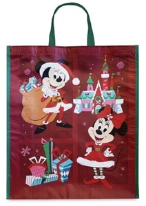 DISNEY© LARGE REUSABLE CHRISTMAS BAG #disneychristmasbags #disneybags - Picture 1 of 4