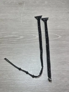Victoria Emerson Czarny koralik Apple Watch Pasek Bransoletka do owijania - Zdjęcie 1 z 3