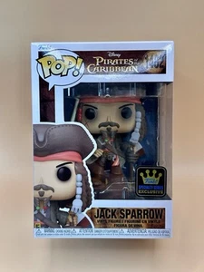 EXCLUSIVE PIRATES OF THE CARIBBEAN JACK SPARROW VINYL FIGURE FUNKO 1482 POP - Picture 1 of 6