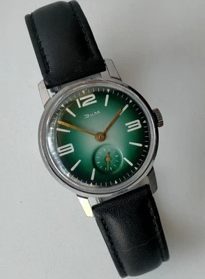 ZIM Pobeda 2602 Vintage Original Soviet Mechanical Stylish Watch 1970s - Image 1 of 4