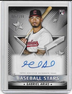 2022 Topps Update Gabriel Arias Baseball Stars BLACK RC Autograph #'d 005/199 - Picture 1 of 1