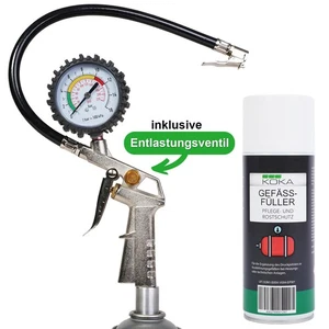 Gefäßfüller-Set mit Adapter Ausdehnungsgefäße Heizung Absperrung Manometer 8 bar - Bild 1 von 11