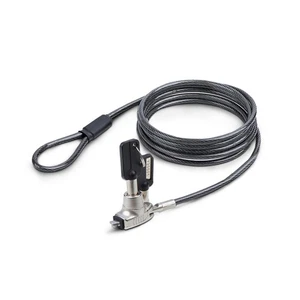 StarTech.com Slim Lock Noble Wedge Slot Compatible, 6.6ft (2m) Locking Cable, De - Afbeelding 1 van 10